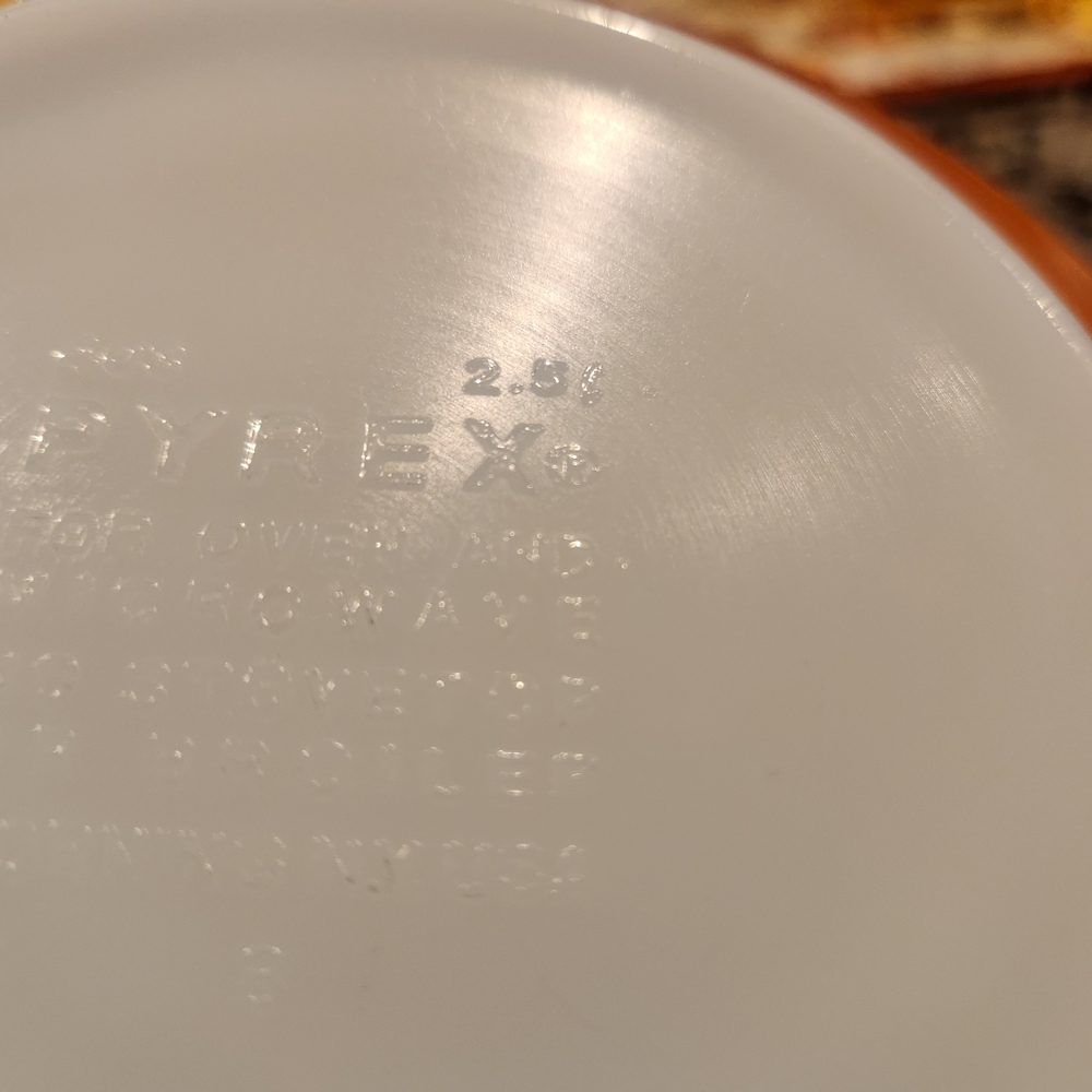 Vintage Pyrex Autumn Harvest Wheat Pattern 2.5 Quart Bowl #403 - Picture 10 of 16